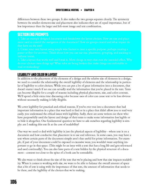 Open Technical Writing - New Page